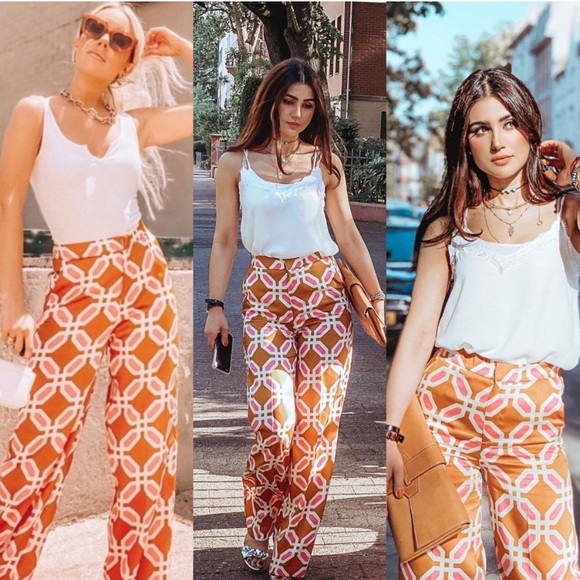 GORGEOUS ZARA NWT Pajama Style Pants - Picture 2 of 10